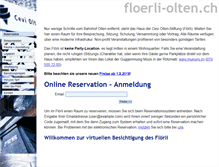 Tablet Screenshot of floerli-olten.ch